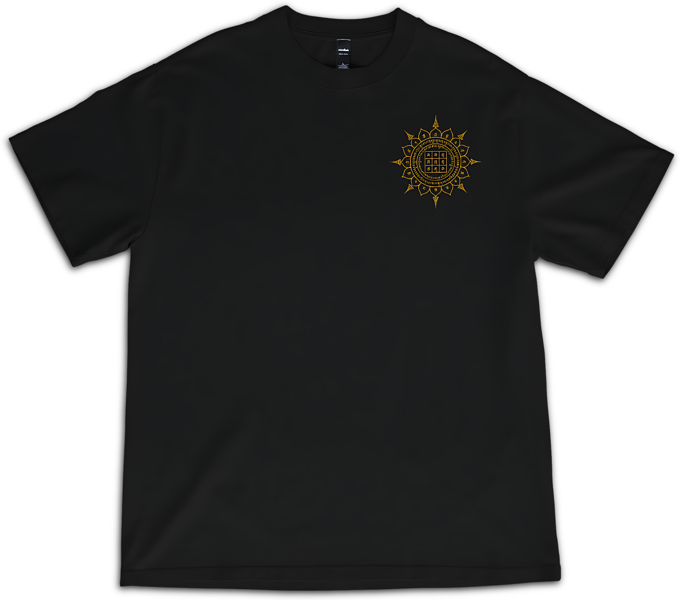 Cambodian Sacred Lotus Mandala Sak Yant Tee